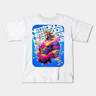 PROUD OTAKU 🟦🟨 SHONEN HERO - #1 HERO 🟥🟨 ANIME MANGA FASHION Kids T-Shirt